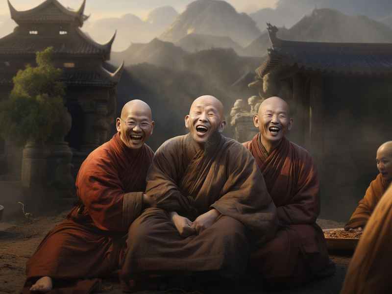 三个和尚故事图片(三个和尚故事绘本图片完整) 三个和尚故事图片(三个和尚故事绘本图片完整)