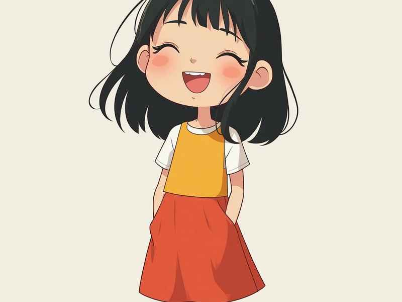 可爱的小姑娘图片，可爱的小姑娘图片卡通