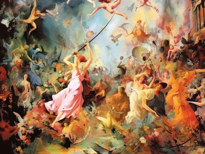 神化故事的画（神化故事的画法图片）