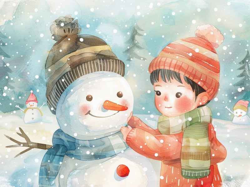 睡前故事雪人跟小松鼠、小松鼠和雪人的故事 睡前故事雪人跟小松鼠、小松鼠和雪人的故事