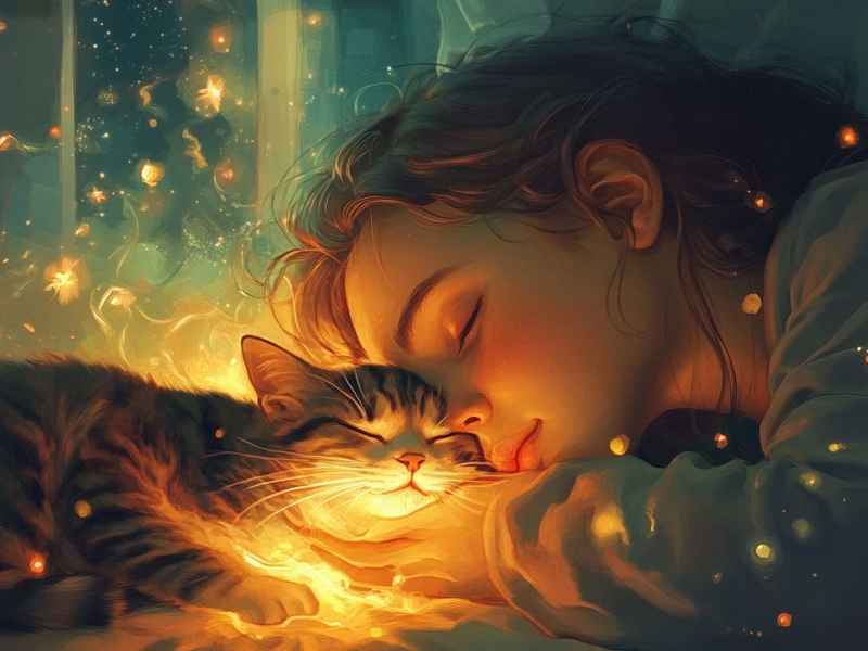 睡前故事猫和小女孩,小女孩和猫的睡前故事 睡前故事猫和小女孩,小女孩和猫的睡前故事