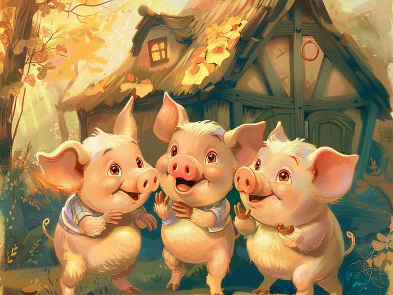 睡前故事原版（三只小猪睡前故事原版）