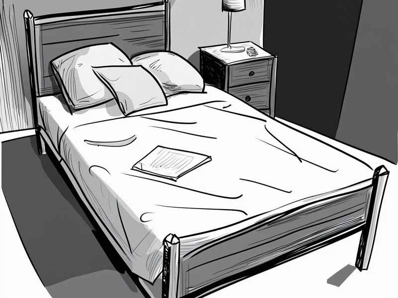 睡觉的故事黑白连环画（睡觉讲故事简笔画）
