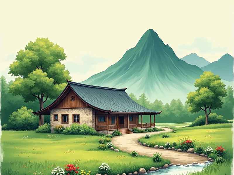 睡前故事隐居山林，隐居山林的诗人的故事