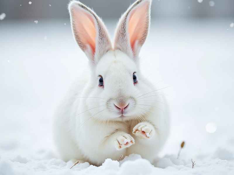 雪兔子的睡前故事田中映光 雪兔子故事 冬天
