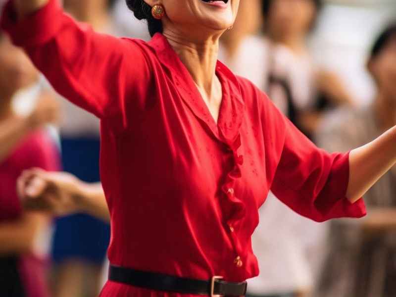 谭连广花王二三步踩，广场舞三步踩花王二