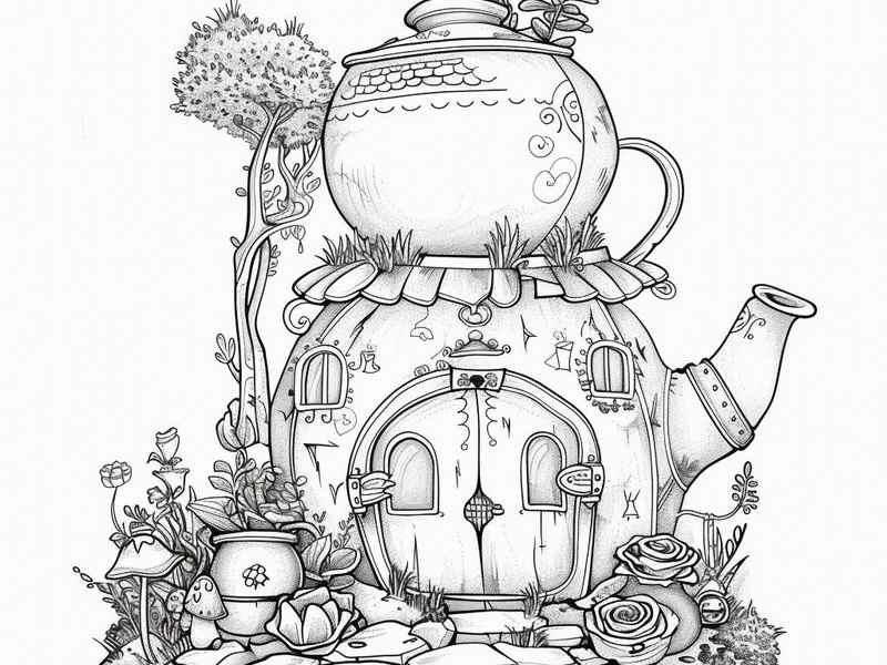 童话故事插图简笔画 童话故事里的插图简笔画