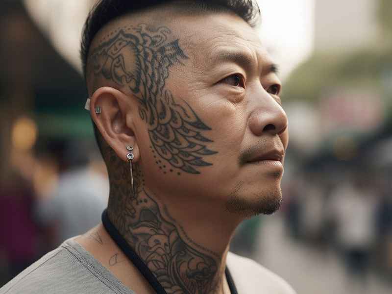 纹脸背后故事;纹脸全过程 纹脸背后故事;纹脸全过程