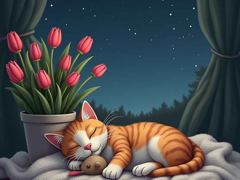 小猫睡前故事插画作品、小猫睡前故事插画作品图片 小猫睡前故事插画作品、小猫睡前故事插画作品图片