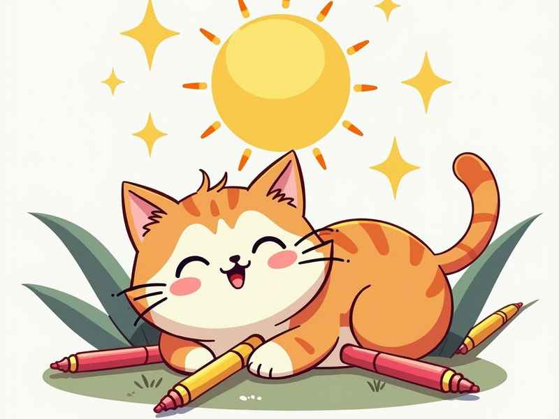 小猫插画素材免费、小猫插画素材免费图片