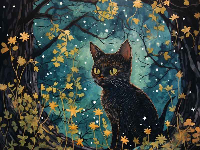 一只黑猫的故事、一只黑猫的故事满天星洛克 一只黑猫的故事、一只黑猫的故事满天星洛克