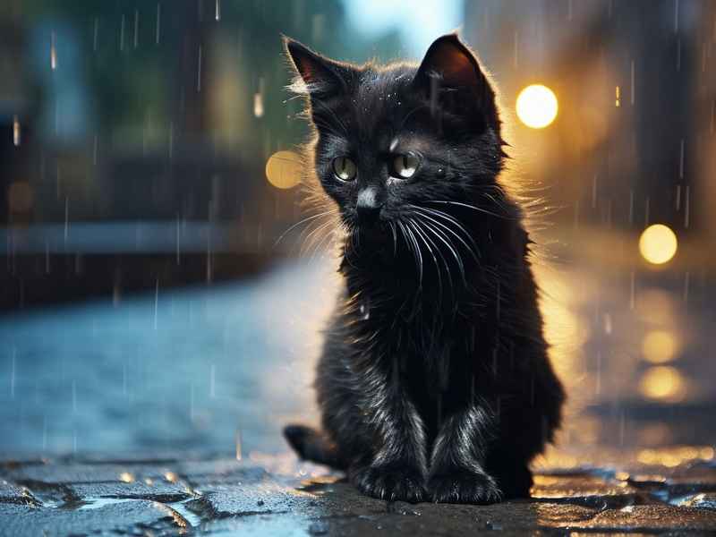 喜欢下雨的小猫睡前故事、下雨前小猫有哪些表现