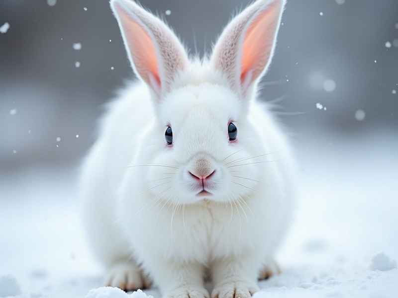 雪兔子的睡前故事田中映光 雪兔子故事 冬天