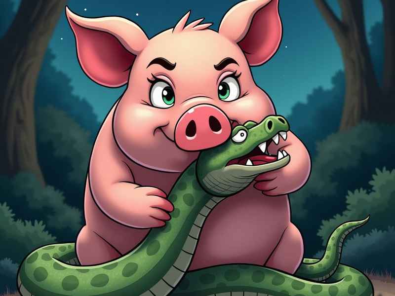 猪八戒睡前故事英文版，猪八戒睡前故事英文版简短