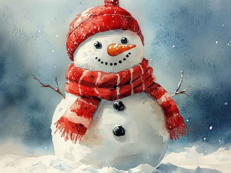 雪人儿童睡前故事绘本，雪人绘本故事在线听