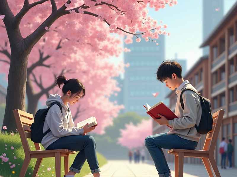校园中自己与春日的故事 - 校园中自己与春日的故事作文
