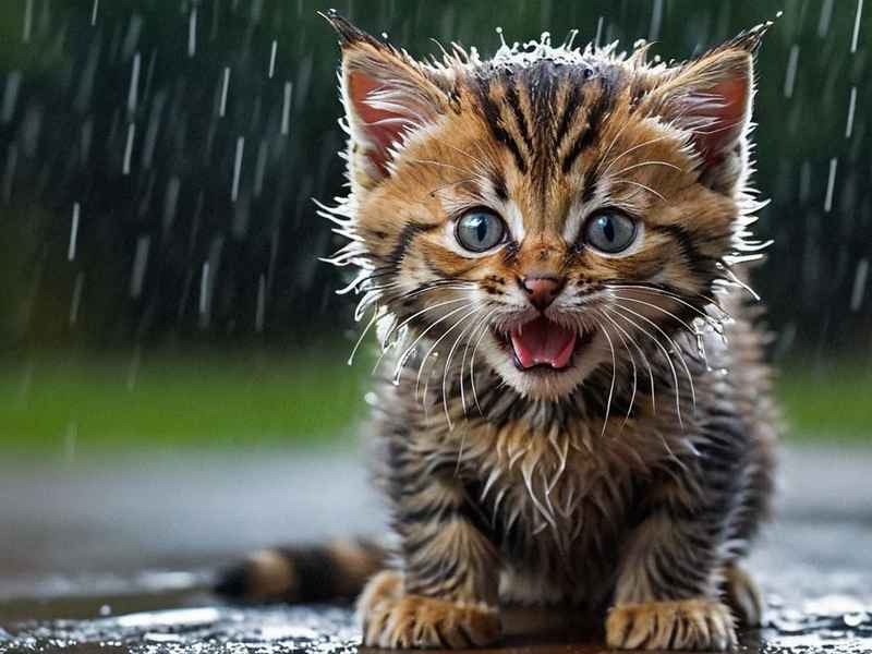 喜欢下雨的小猫睡前故事、下雨前小猫有哪些表现