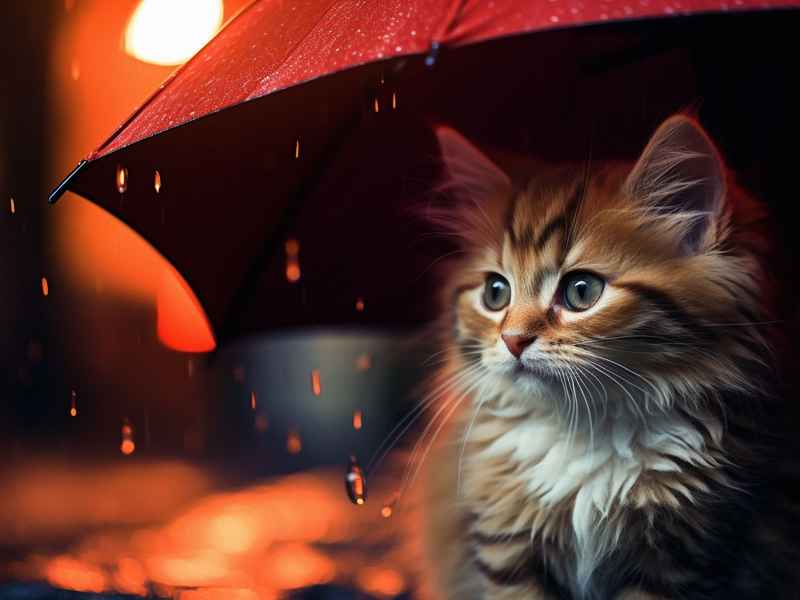 喜欢下雨的小猫睡前故事、下雨前小猫有哪些表现