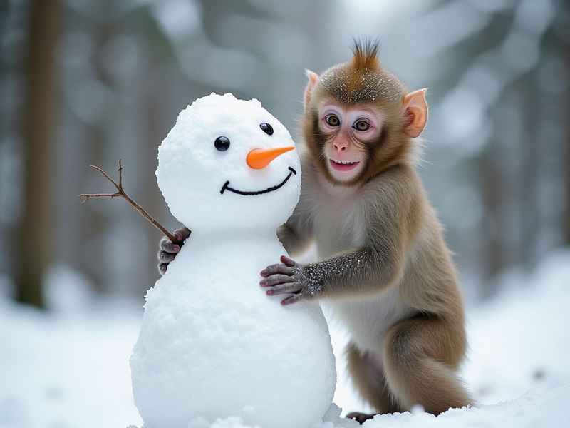 小猴子和雪人的睡前故事、小猴子和雪人的睡前故事在线听