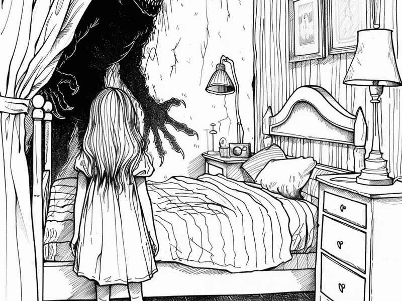 睡前恐怖短故事漫画 - 睡前恐怖故事短篇