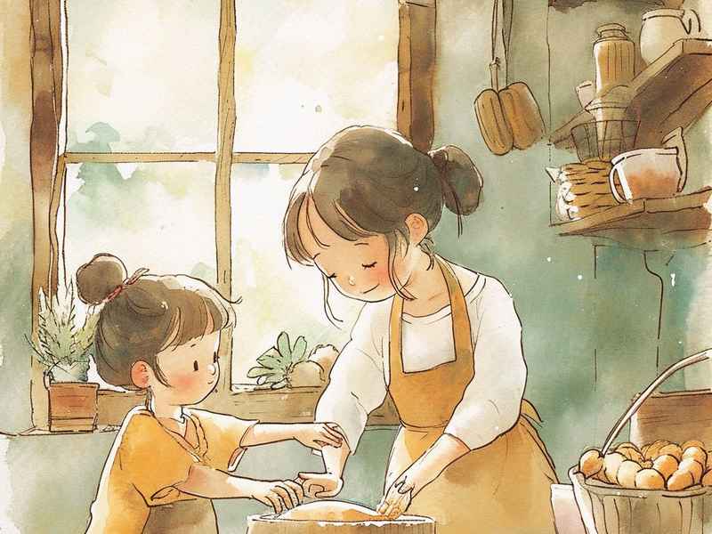 小饼干和围裙妈妈故事绘本（小饼干和围裙妈妈好词好句）