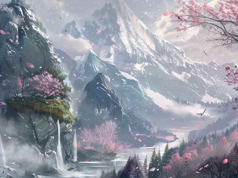 桃花绘本故事；绘本桃花源的故事教案