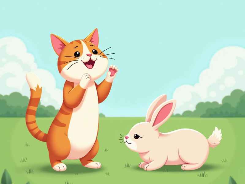猫和兔子的故事 猫咪和兔子的故事