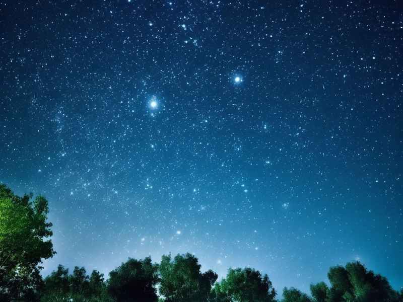 北斗七星的图片（北斗七星的图片 星空图）
