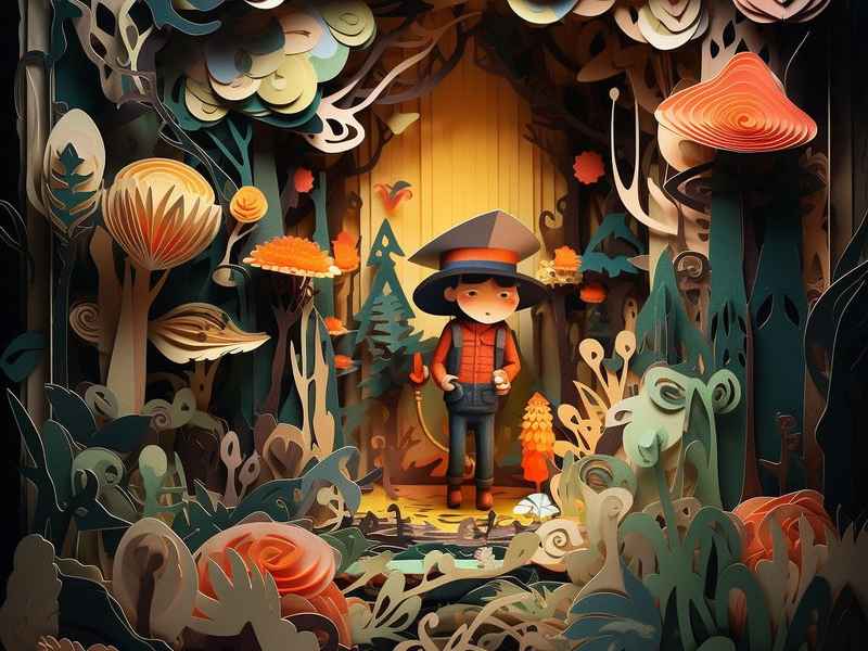 儿童纸浮雕插画（儿童纸浮雕插画教程）