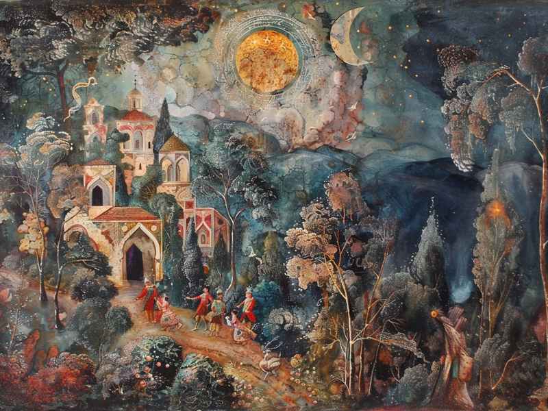 俄罗斯童话故事主题绘画作品、俄国童话 俄罗斯童话故事主题绘画作品、俄国童话