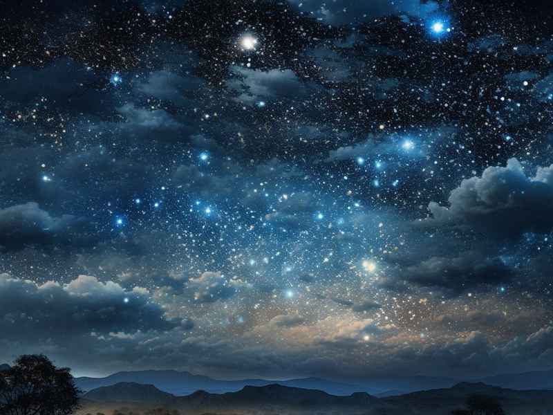 关于星空的图片，关于星空的图片高清