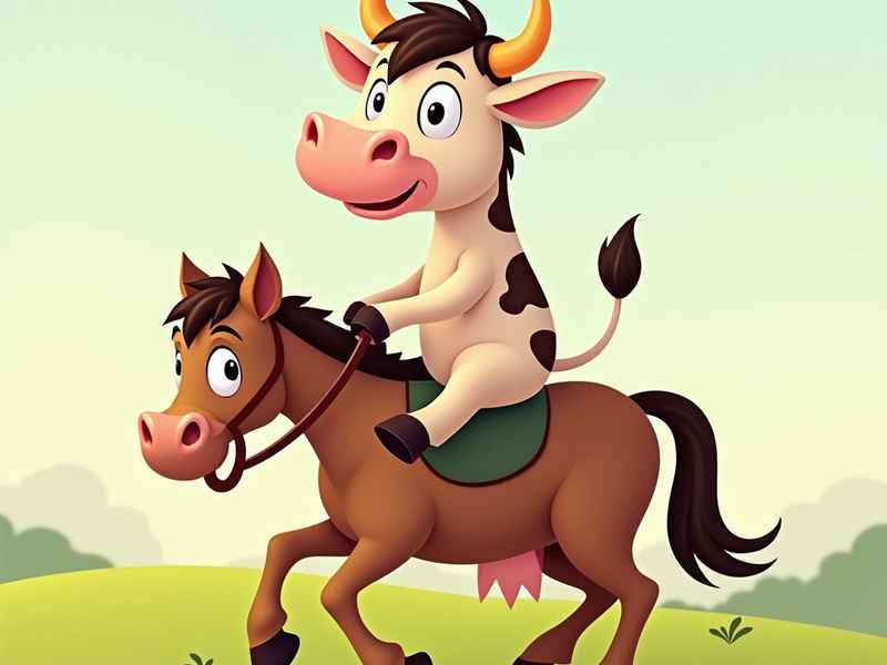 古诗三百首童话故事、古诗三百首童骑黄牛