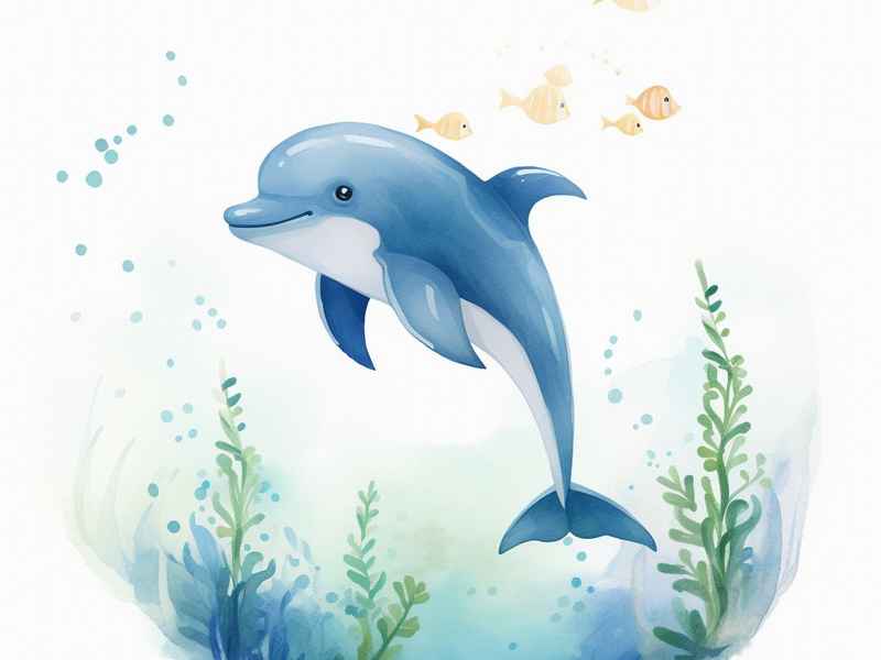 海豚童话图片，海豚童话图片简笔画