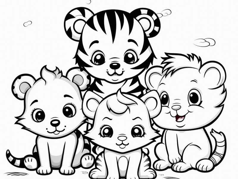儿童简短动物故事绘画 幼儿动物故事简笔画