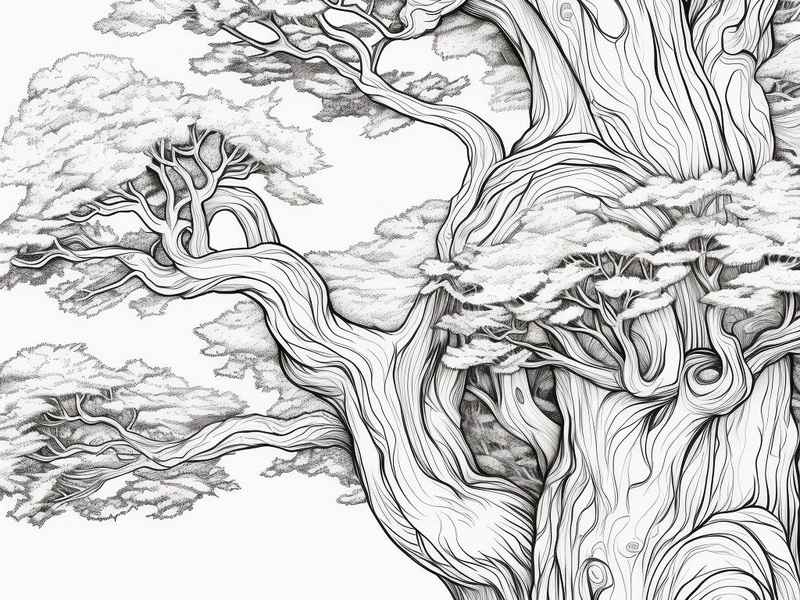 古树儿童画,古树简笔画儿童 古树儿童画,古树简笔画儿童
