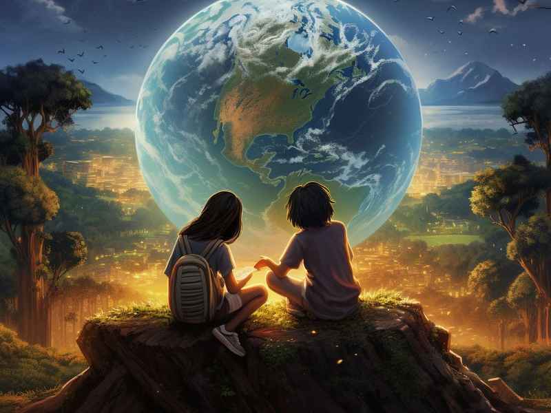 地球的童话故事自编；编关于地球的童话