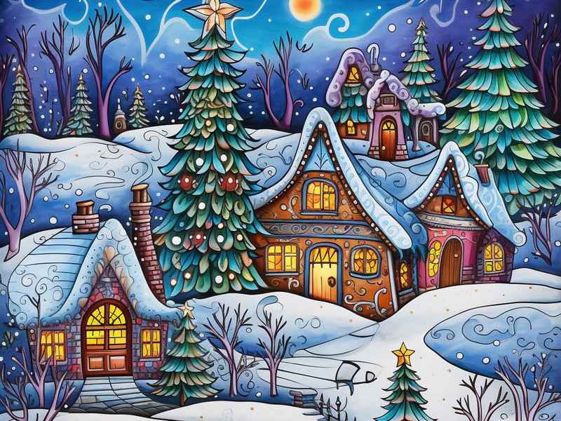 冰雪童话儿童画 - 冰雪童话儿童画图片大全 冰雪童话儿童画 - 冰雪童话儿童画图片大全