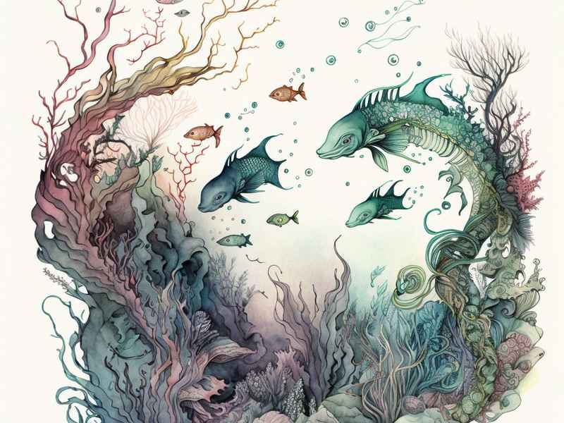 海底的童话故事 - 《海底》的故事 海底的童话故事 - 《海底》的故事