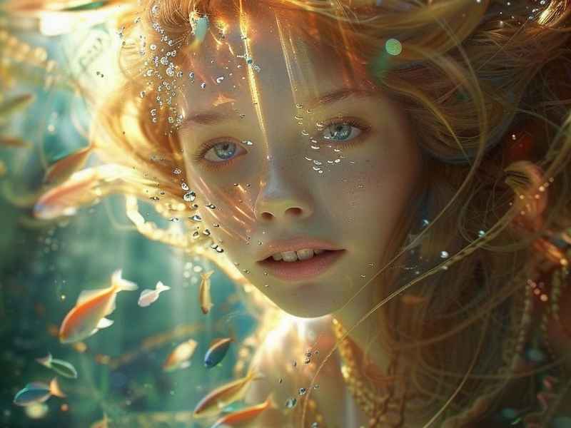 海的女儿的童话故事书，海的女儿整篇童话