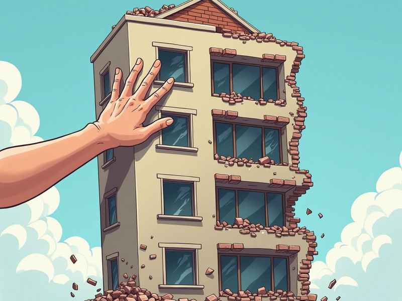 房子地震了儿童故事（地震房子塌了绘画）