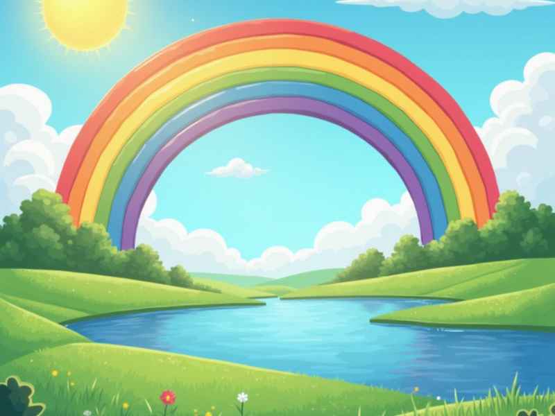 彩虹太阳的儿童故事 彩虹和太阳的故事 彩虹太阳的儿童故事 彩虹和太阳的故事