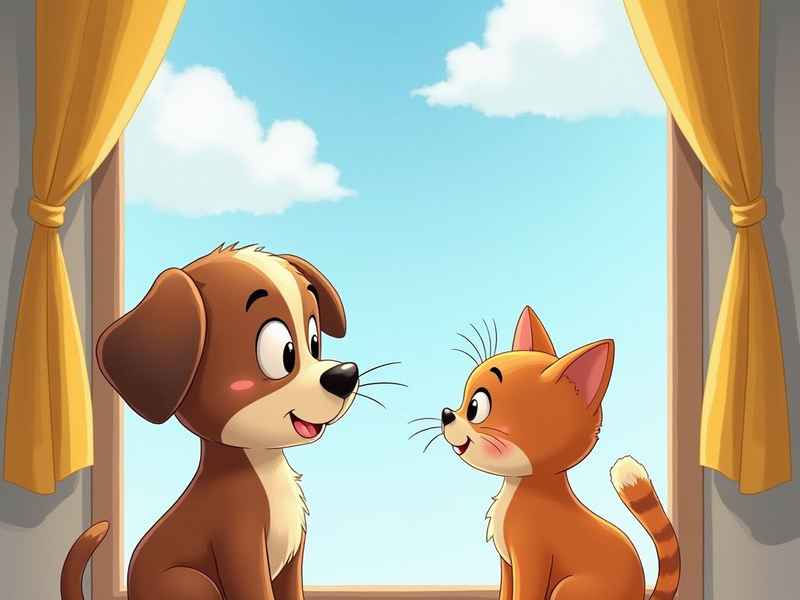 猫和狗的童话作文300，猫和狗的童话作文300字