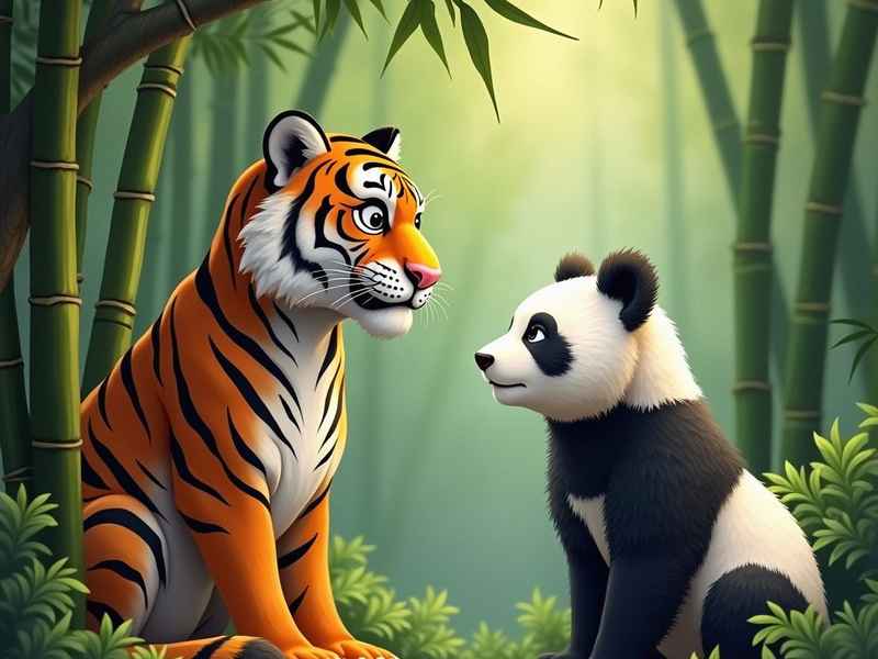 大熊猫梅花鹿海马编童话故事,梅花鹿和熊猫 大熊猫梅花鹿海马编童话故事,梅花鹿和熊猫