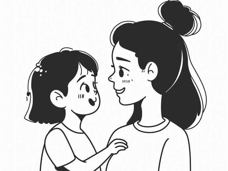 妈妈讲故事简笔画,妈妈讲故事简笔画简单又漂亮 妈妈讲故事简笔画,妈妈讲故事简笔画简单又漂亮