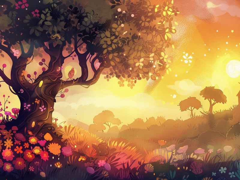 梦幻童话风景图（梦幻童话风景图片）