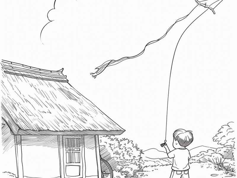 彩云当风筝童话故事 彩云当风筝绘本读后感