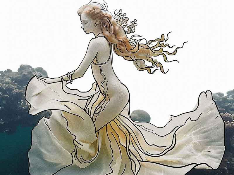 安徒生童话故事海的女儿图片,安徒生童话故《海的女儿》插图简笔画 安徒生童话故事海的女儿图片,安徒生童话故《海的女儿》插图简笔画