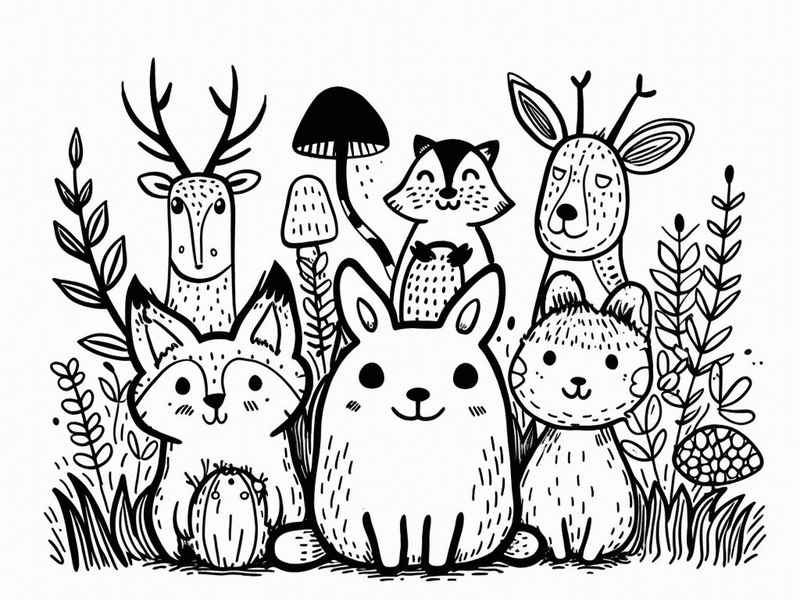 动物童话简笔画(动物童话简笔画图片大全) 动物童话简笔画(动物童话简笔画图片大全)
