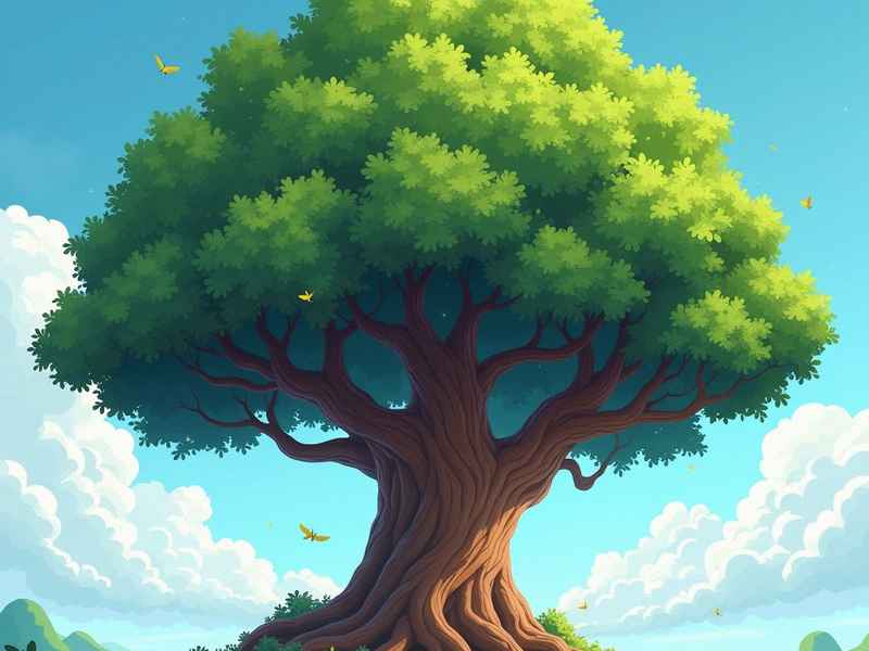 大树的故事、大树的故事绘画作品