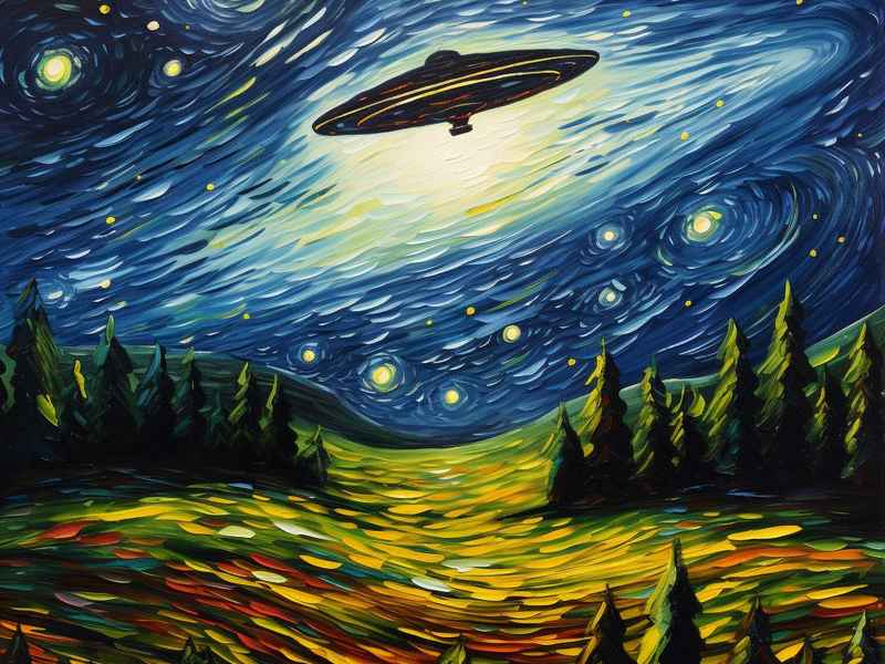 ufo儿童画、ufo儿童画图片